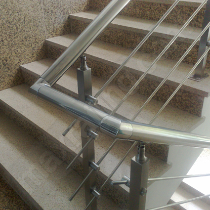 Иноксови парапети за стълби